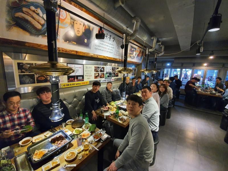 허브링크 팀 저녁식사